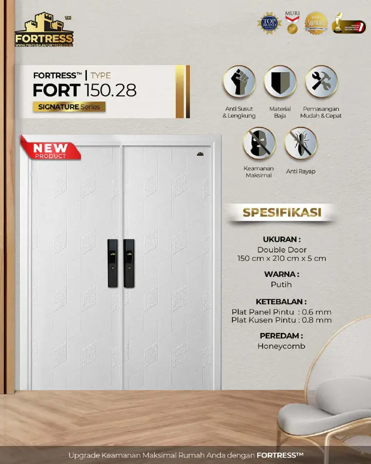 Signature Series - Double Door - FORT 150.28 - Warna Putih