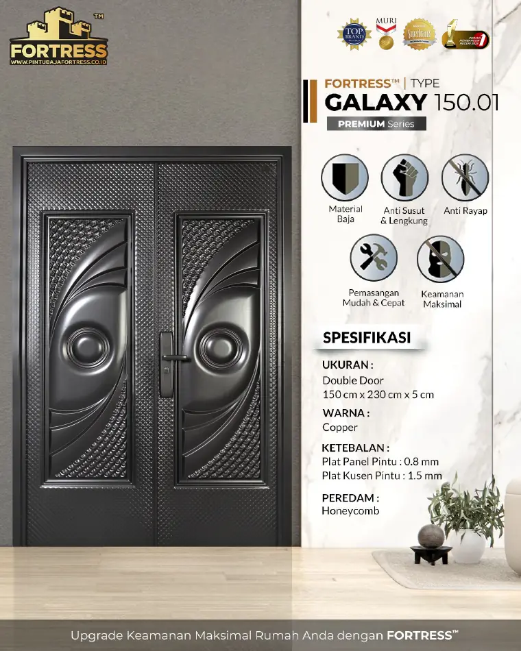 Premium Series - Double Door - GALAXY 150.01 - Warna Copper