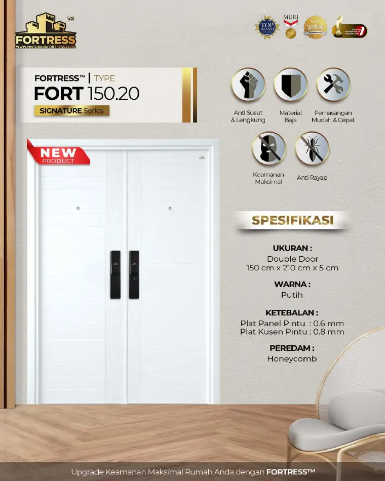 Signature Series - Double Door - FORT 150.20 - Warna Putih