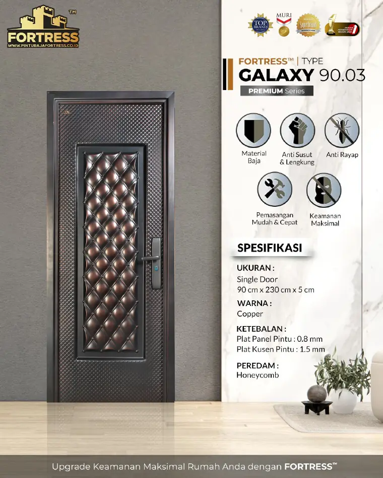 Premium Series - Single Door - GALAXY 90.03 - Warna Copper