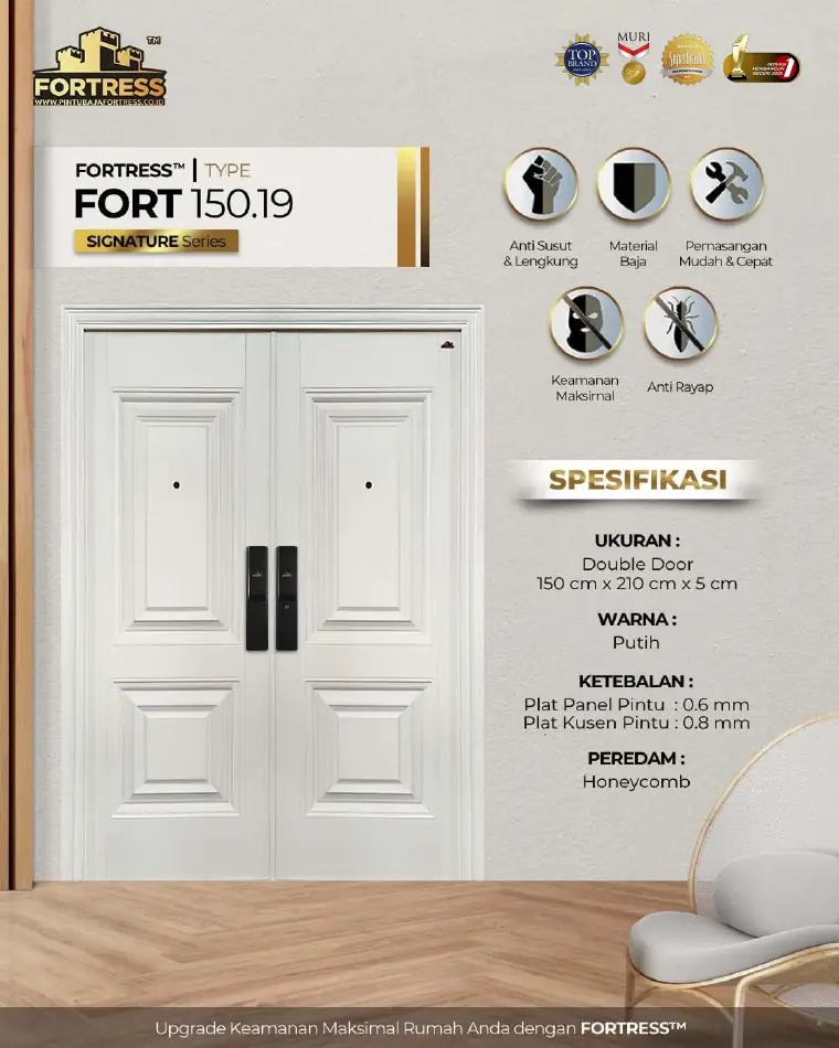 Signature Series - Double Door - FORT 150.19 - Warna Putih