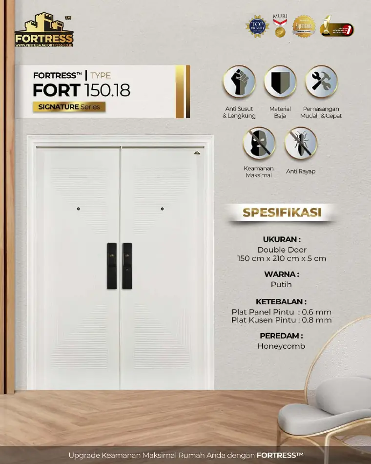 Signature Series - Double Door - FORT 150.18 - Warna Putih