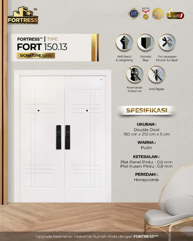 Signature Series - Double Door - FORT 150.13 - Warna Putih