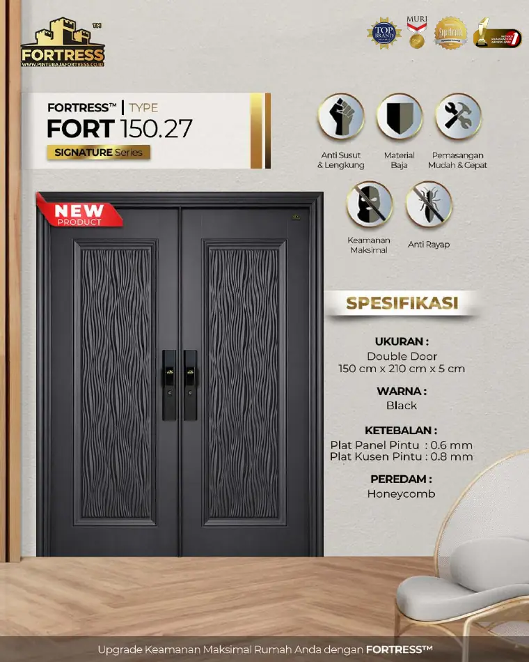 Signature Series - Double Door - FORT 150.27 - Warna Black