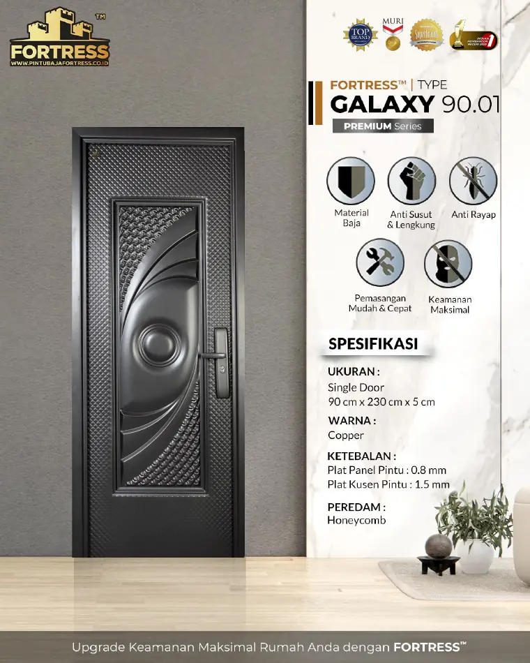 Premium Series - Single Door - GALAXY 90.01 - Warna Copper