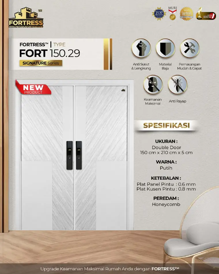 Signature Series - Double Door - FORT 150.29 - Warna Putih