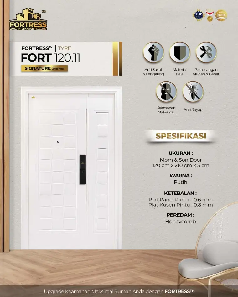 Signature Series - Mom & Son Door - FORT 120.11 - Warna Putih