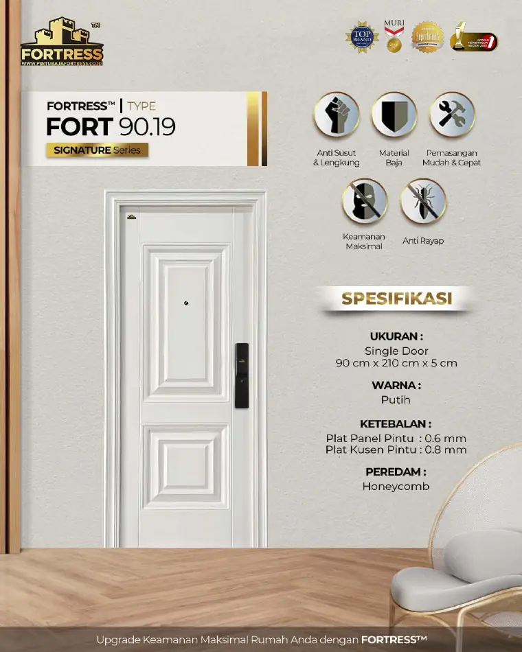 Signature Series - Single Door - FORT 90.19 - Warna Putih